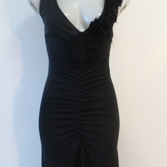 Womens Moschino Cheapandchic Black Maxi Dress 42/US 8 - Picture 3 of 12